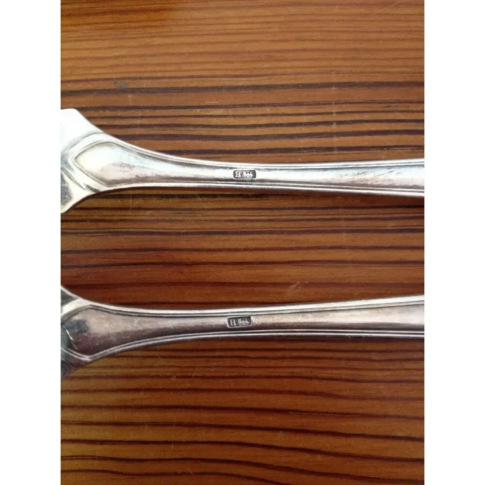 Lot 3 Vtg Bruckmann Silverplate 90 Butter Knives Spreaders Antique Flatware Set